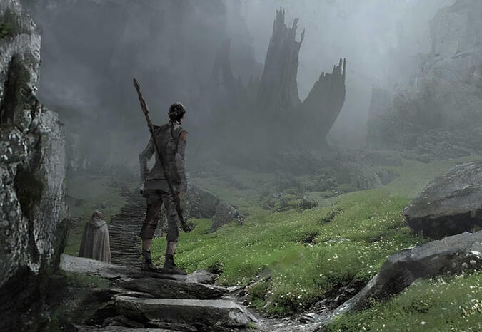 art by Seth Engstrom taking her first steps into a larger world